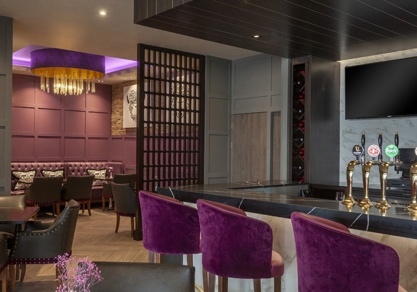 The bar at Athlone Springs Hotel.