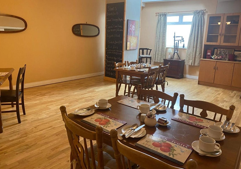 Kitchen at Shines Guesthouse.